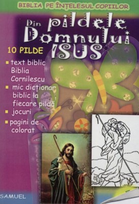 Povestiri biblice de colorat - Din pildele Domnului Isus