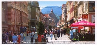 Vedere - Braşov, Republicii Street, East View