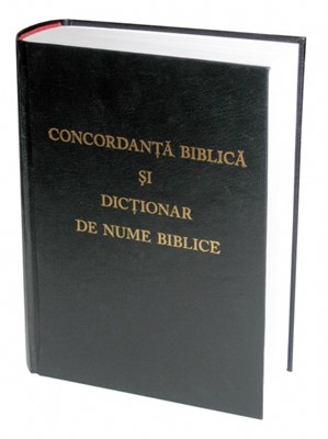 Concordanţă Biblică şi Dicţionar de nume Biblice, negru
