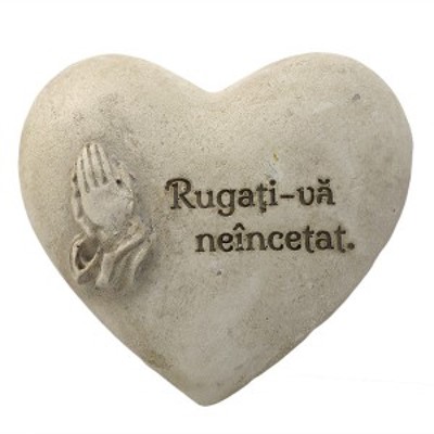 Magnet inimă: Rugaţi-vă neîncetat