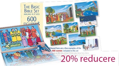 Reducere 20% Set de obiecte şi personaje + Sistem de organizare