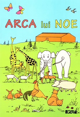 Arca lui Noe - carte de colorat A4
