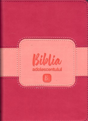 Biblia adolescentului - copertă cyclamen