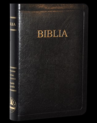 Biblia - format mediu, de lux, fără fermoar, fără index, piele presată