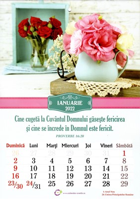 Calendar A4 2022 - flori