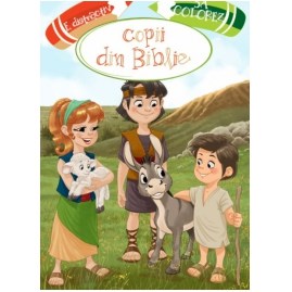 E distractiv să colorez copii din Biblie