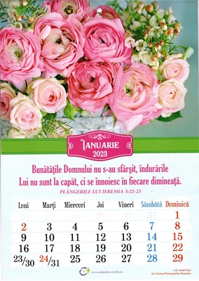 Calendar 2023 Flori