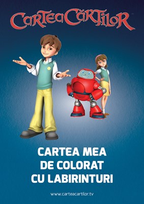 Cartea mea de colorat cu labirinturi