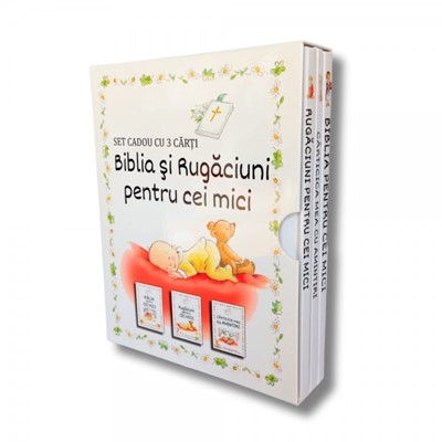 Biblia și rugăciuni pentru cei mici - Set cadou cu 3 cărți