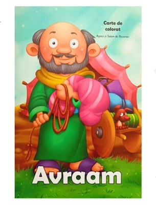 Carte de colorat cu personaje biblice - Avraam