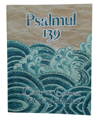 Psalmul 139 - Carte de colorat versete Biblice