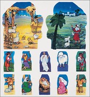 Biblia în flanel - Povestea păstorilor şi a ieslei - Teatru de p-puşi, mănuşă şi degete