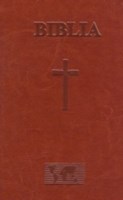 Biblia format mare, coperta de piele, fermoar,duo-tone