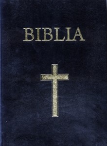 Biblia mare, coperta carton (coperti de carton)