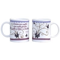 Cană ceramică. Matei 7:8