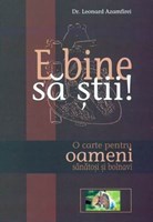 E bine să ştii (SC)