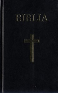Biblia  medie 2, coperta carton, cu cruce (cartonata)