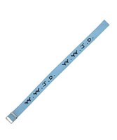 Bratara textila WWJD - bleu