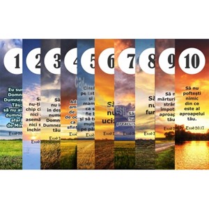 Set semne de carte 10 porunci
