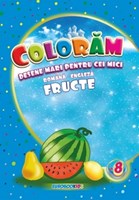 Carte de colorat B5 - Colorăm fructe Ro-Engl