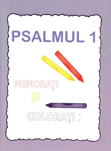 Carte de colorat Psalmul 1