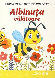 Albinuța călătoare - prima mea carte de colorat