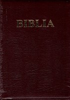 Biblia - format mic, de lux, fără fermoar, bordo, cuvintele Domnului Isus cu rosu