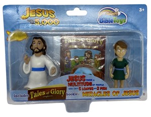 Isus hrănește 5000 de persoane - figurine