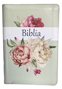 Biblie model floral verde