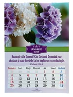 Calendar cu flori 2026