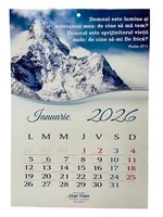Calendar A4 2026 cu imagini si versete