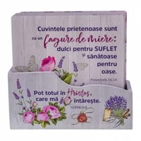 Set 6 suporturi pahare patrat - texte biblice