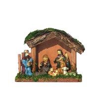 Scena Nasterii Domnului (16 cm) - lemn