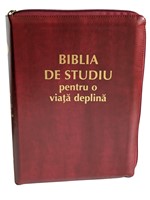 Biblia de studiu pentru o viata deplina cu FERMOAR - MARO