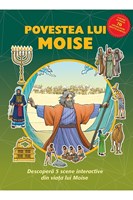 Povestea lui Moise - carte cu abțibilduri reutilizabile