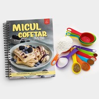 Micul cofetar – Rețete ilustrate pentru copii și nu numai… (+ set de cupe și linguri)