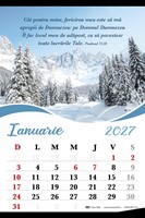 Calendar de perete 2027 - format A4