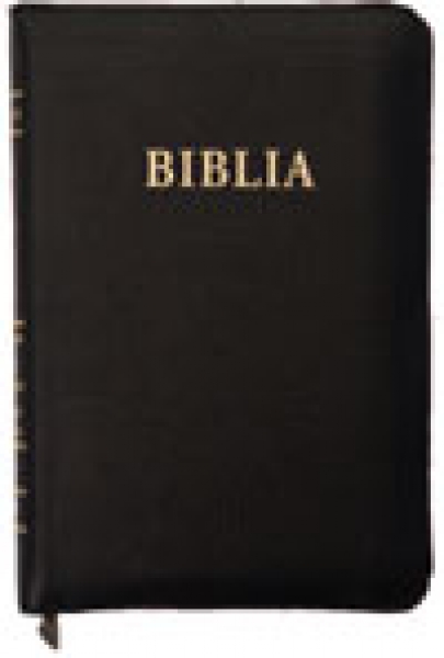 Biblia format mic, de lux, cu fermoar, cuv. Dl Isus in roşu, diferite culori