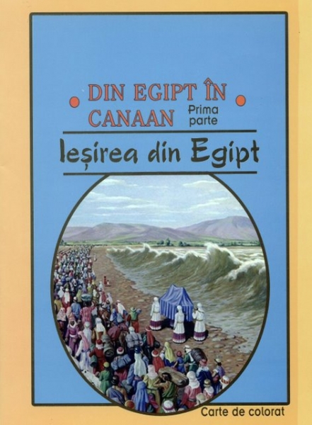 Din Egipt în Canaan - Ieşirea din Egipt, carte de colorat