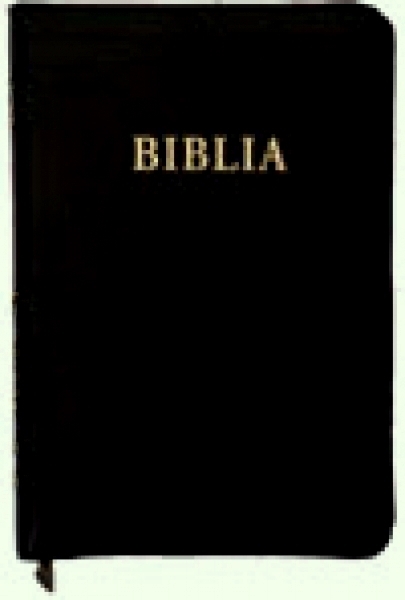 Biblia - format mic, coperta piele, cu fermoar
