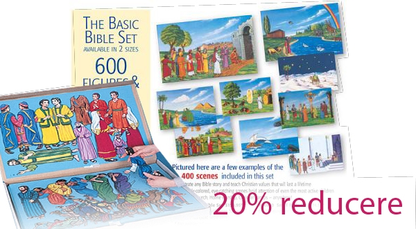 Reducere 20% Set de obiecte şi personaje + Sistem de organizare