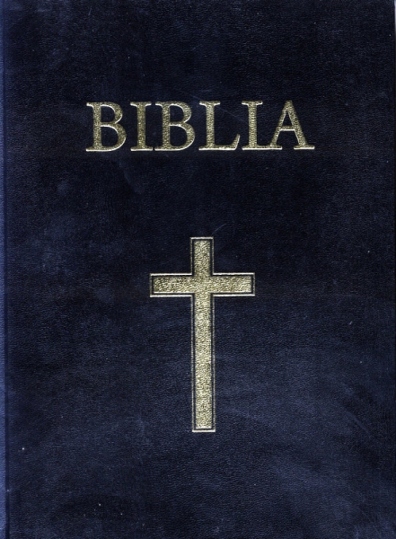 Biblia mare, coperta carton