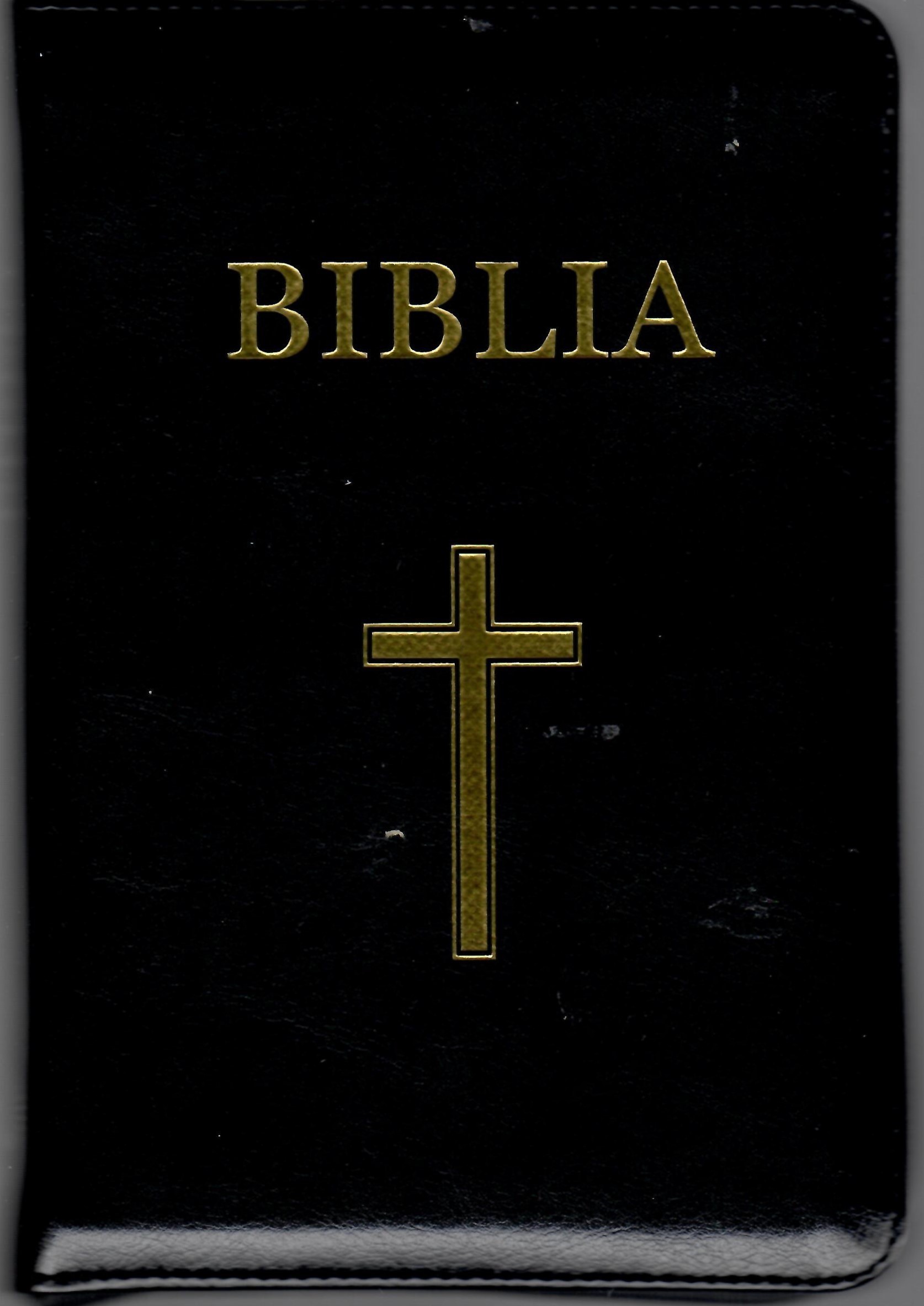 Biblia  format mediu, ediţie de lux, negru, cu index, fermoar
