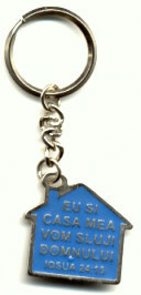 Breloc metal. Eu şi casa mea