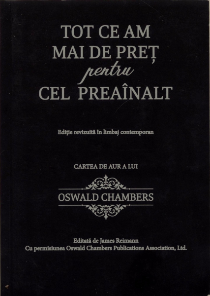 Tot ce am mai de preţ pentru Cel Preaînalt (negru)