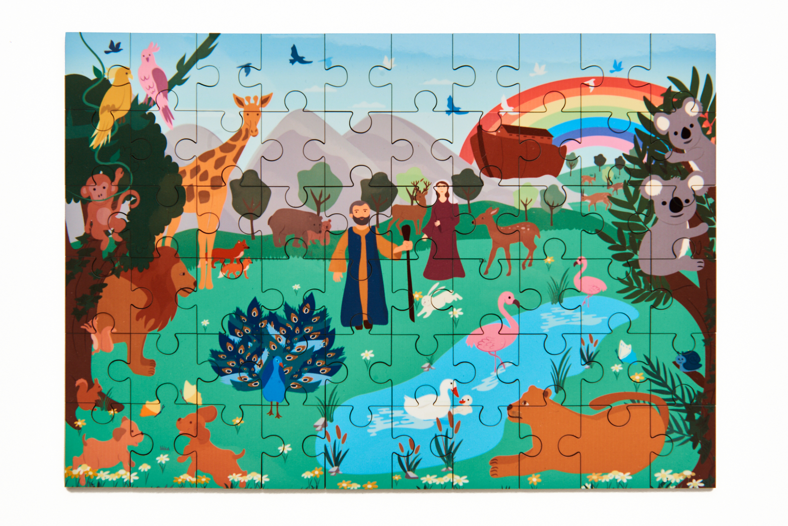 Arca lui Noe, puzzle 60 piese