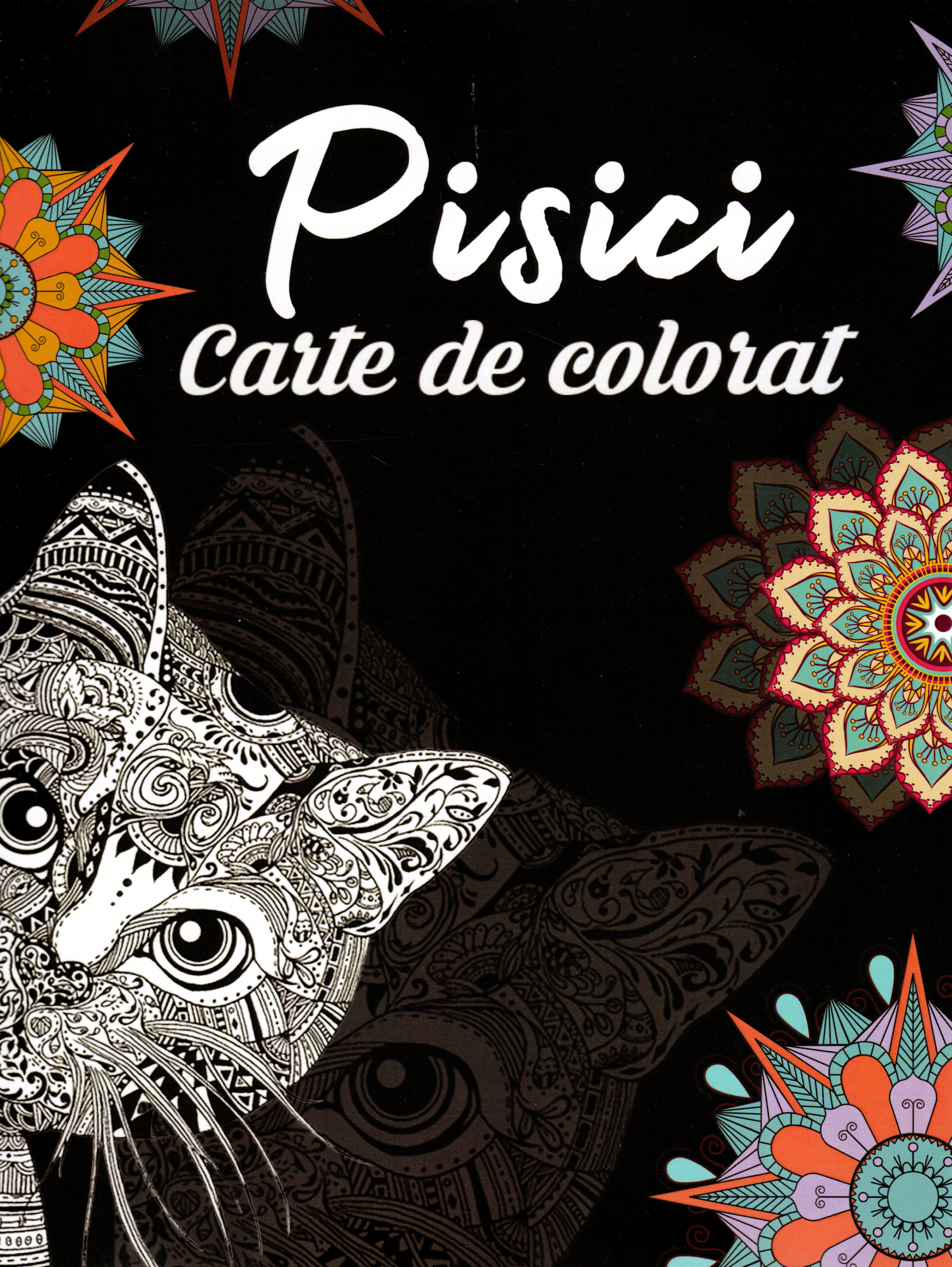 Pisici carte de colorat