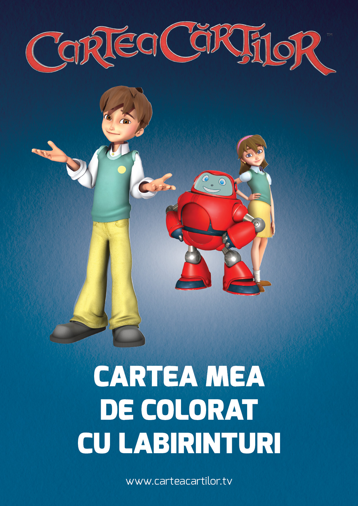 Cartea mea de colorat cu labirinturi