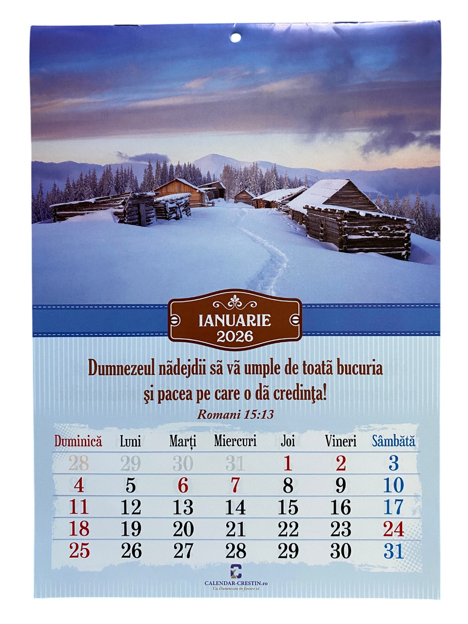 Calendar cu peisaje 2026
