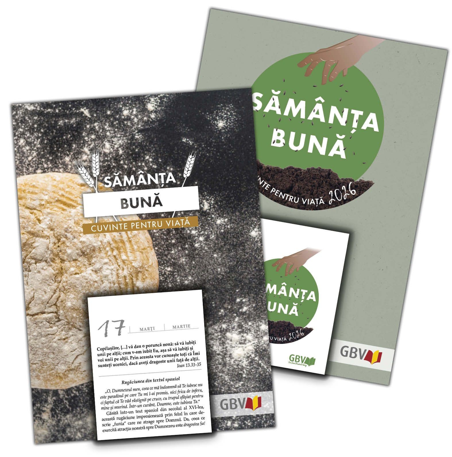 Samanta buna 2026 - calendar de perete GBV